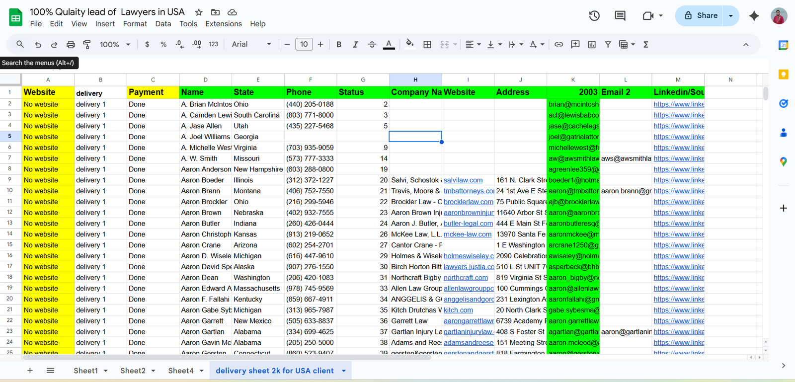 ​Large-Scale B2B Data Enrichment – 26K+ Verified Contacts